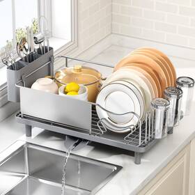 811-627 Kingrack Dish Drying Rack Large Capacity - Stainless Steel For Kitchen Count 811-627 Kingrack Dish Drying Rack Large Capacity - Stainless Steel For Kitchen Count