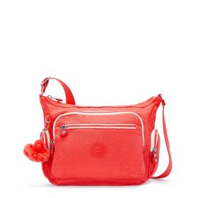 100406602 Kipling Gabbie Small Crossbody Bag 11.5 Inch L X 8.75 H 6.5 D Almost Coral