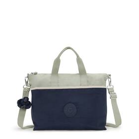 13.25ftfth Kipling Ki4373 Elida Shoulder Bag 11ftftl X 4.75ftftd Blue Block F24