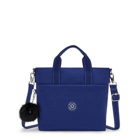 11.75ftfth Kipling Ki7779 Zamora Metallic Tote Bag 10.25ftftl X 4ftftd Brave Blue
