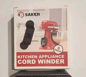 Cp28878-c001-e005 Kitchen Saker Appliance Cord Organizer Winder Pack Of 5