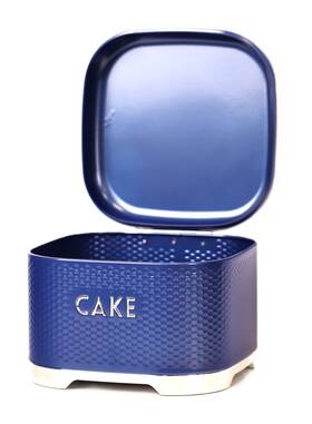 Kitchencraft 028250785848 Kitchen Craft Lovello Textured Cake Storage Tin 26 X 19 Cm - Midnight Navy Kitchencraft 028250785848 Kitchen Craft Lovello Textured Cake Storage Tin 26 X 19 Cm - Midnight Navy
