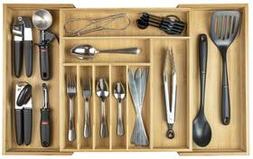 Ks-1001 Kitchenedge Premium Silverware Flatware And Utensil Organizer For Kitchen Drawers Food-