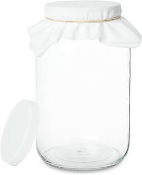 Kitchentoolz Fba 739312947658 1 Gallon Glass Wide Mouth Kombucha Brewing Mason Jar Clear