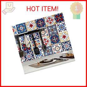 X393.7 Kitico 762739444530 17.7 Inch Colorful Tile Peel And Stick Wallpaper Kitchen Pattern Contact Paper X393.7 Kitico 762739444530 17.7 Inch Colorful Tile Peel And Stick Wallpaper Kitchen Pattern Contact Paper