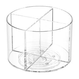 Kjcbkcb 946474359791 Drinks Packet Organizer Round Turntable With 4 Compartments Flavor H