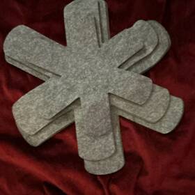 202410-a05 Kjon Sarl Felt Gray Pan Protectors Set Kitchen Storage Accessories 202410-a05 Kjon Sarl Felt Gray Pan Protectors Set Kitchen Storage Accessories