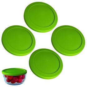 Klare Ware Cupb 4 Klareware Replacement Lids For - Cup Storage Bowl Covers Bpa Free Plastic