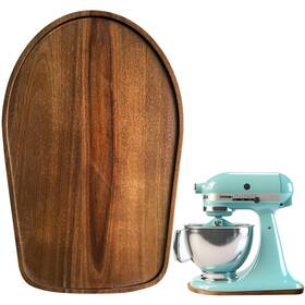 Klxuyuo 735530941812 Acacia Wood Mixer Slider Mat For Kitchen Aid 4.5-5 Quart Tilt-head Stand K Klxuyuo 735530941812 Acacia Wood Mixer Slider Mat For Kitchen Aid 4.5-5 Quart Tilt-head Stand K