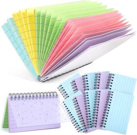 Hkl0322 Koogel 500pcs Ruled Index Cards With Covers 10 Pads 3 X 5 Medium
