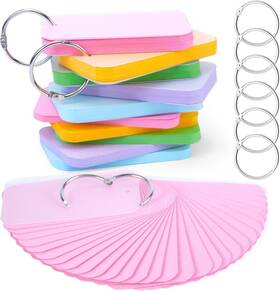 Hkl0323 Koogel Colored Index Cards With Ring Blank Flash 2.2 X Small 250pcs