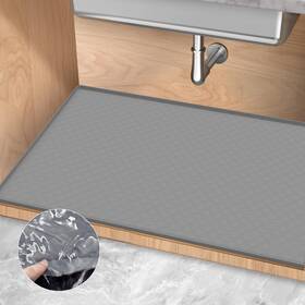 Koolstuffs 710436739763 Under Sink Mat 34ftft X 22ftft Flexible Silicone Kitchen Protectors Easy