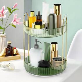 Rxmo001 Kssvzz 360 Rotating Makeup Organizer For Vanity - Spinning Bathroom Counte