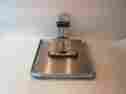 Kt1076 Napkin Holder Simplehuman Modern Stainless Steel Black Silver Weighted Tray
