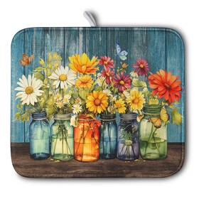 R8wlchj250122fwfbno5 Kwlegh Daisy Dish Drying Mat For Kitchen Counter 16x18 Inch Rustic Vintage Flower Va R8wlchj250122fwfbno5 Kwlegh Daisy Dish Drying Mat For Kitchen Counter 16x18 Inch Rustic Vintage Flower Va