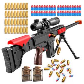 Kyliandi 799408616905 Soft Bullet Toy Gun Sniper Rifle With Scope Realistic Barrel Look Real Shotgu