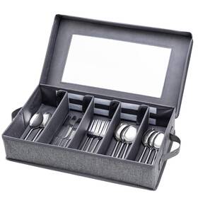 Lafulling 784109154030 Silverware Storage Box Flatware Utensil With Removable Lid Lafulling 784109154030 Silverware Storage Box Flatware Utensil With Removable Lid