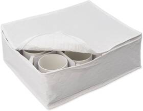 Laminet 075139819892 Quilted Mug/cup Storage Case - Holds Up To 12 Cup/mug White