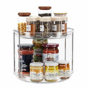 Lm850 Lamu 2 Tier Lazy Susan Turntable Organizer 9.25ftft Rotating Spice Rack Organiz Lm850 Lamu 2 Tier Lazy Susan Turntable Organizer 9.25ftft Rotating Spice Rack Organiz