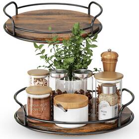 Lm864 Lamu 2 Pack 9ftft 10ftft Lazy Susan Turntable Organizer For Table Top Cabinet Wo