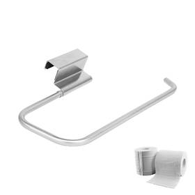 1072534 Lasuroa Cabinet Door Paper Towel Holder 12.2in No Drill Rack Under Sink