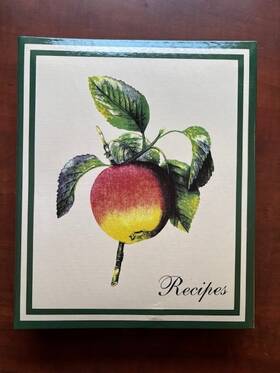 Lavie 023079604252 Erasable Recipe Book - Blank Cookbook Write Your Own Recipes 7 1/2 X 9