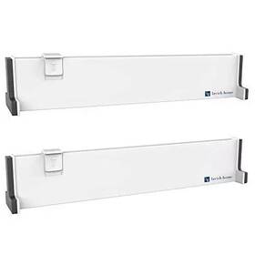 Lavish Home 191344964667 Expandable Drawer Divider And Organizer Inch Set Of 2 Adjustable Household Separato