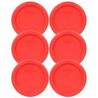 Ldqtuysamy General Pyrex Red Cup Round Storage Lid Pack Bundle
