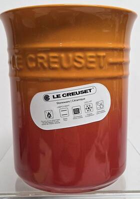Le Creuset 840457412335 New 6 Inch Utensil Holder Flame Red Orange Ombre