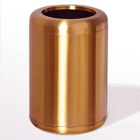 35-8l Leasylife 8l/2.1gal Brushed Nickel Gold Trash Can Rose Brass For Bathroom Powde