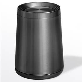 Leasylife 718132632920 10 L/2.6gallen Swing Lid Trash Can Brushed Stainless Steel Garbage With F