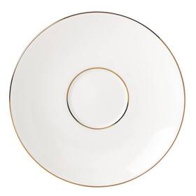 Lenox 091709425270 Continental Dining Gold Saucer 0.40 Lb White