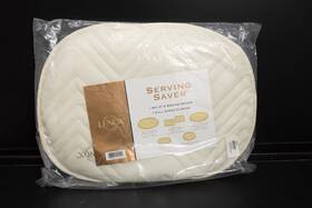 6431-1506 Lenox Serving Saver Quilted Zippered 6 Savers Style Zip Sealed Nos