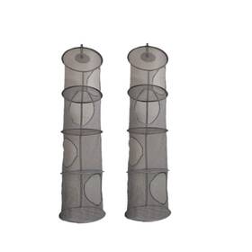 Leoyoubei 755101729663 2 Pack Foldable Hanging Basket Organize The Suspension Of Storage I