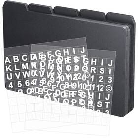 Ob-221117-b Lewtemi 50 Pcs Index Card Dividers 5 X 8 Inch Black