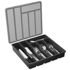 23145 Lifewit Silverware Organizer With Lid Covered Utensil Tray For Kitchen Drawe 23145 Lifewit Silverware Organizer With Lid Covered Utensil Tray For Kitchen Drawe