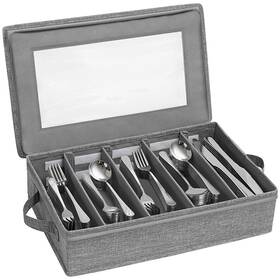 24373 Lifewit Silverware Storage Box Covered Flatware Organizer With Zipper Lid 5 24373 Lifewit Silverware Storage Box Covered Flatware Organizer With Zipper Lid 5