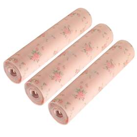 Ligficn 770619884710 Floral Drawer Shelf Liner Non-adhesive Kitchen Cabinet Liners Waterproof Cab