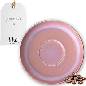 19-5173-1310 Like. By Villeroy & Boch And Perlemor Coral Coffee Cup Saucer Premium Porcelain Mad 19-5173-1310 Like. By Villeroy & Boch And Perlemor Coral Coffee Cup Saucer Premium Porcelain Mad