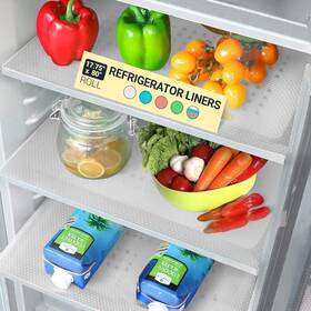 Lindas Essentials Flr 80 Refrigerator Liners For Shelves By Linda S - Easy To Clean Frid