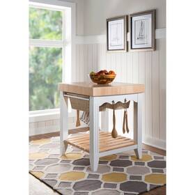 Linon Home Decor 081438478258 Trinity Butcher Block Island Linon Home Decor 081438478258 Trinity Butcher Block Island