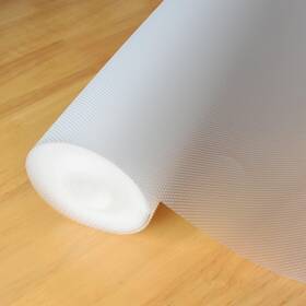 X236.2 Liowosoftan 767791502853 Shelf Liner For Kitchen Cabinets Non Adhesive Clear Drawer 17.5 Inch