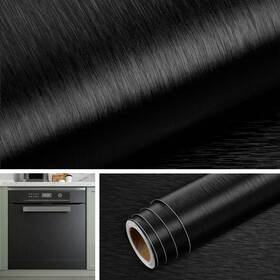 052-tbbk-2 Livelynine Brushed Black Peel And 15.8 Inch W X 78.8 L Stainless Steel