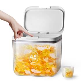 Livlab0011-formula Livlab Flour Storage Container 4.5l With Easy-to-use Dispenser - Perfect For Bakers