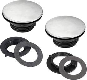 Lixiongbao Lxb Shuicaokonggai 45mm 2pcs 2 Pack Sink Tap Faucet Hole Cover Kitchen Plug Brushed 45mm-long Lixiongbao Lxb Shuicaokonggai 45mm 2pcs 2 Pack Sink Tap Faucet Hole Cover Kitchen Plug Brushed 45mm-long