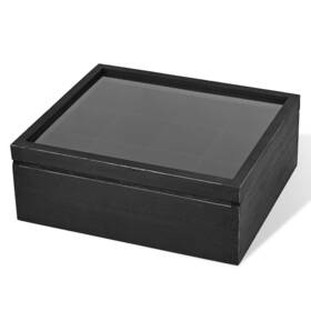 12-compartment Ll.topwp Tbo002 Wood Big Black Tea Bag Organizer Storage Box Multi-functional 12-compartment Ll.topwp Tbo002 Wood Big Black Tea Bag Organizer Storage Box Multi-functional
