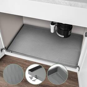 Lochcraft 198168914946 Heavy Duty Under Sink Mat - Thicker Design Patented Drain Bpa Free Unde
