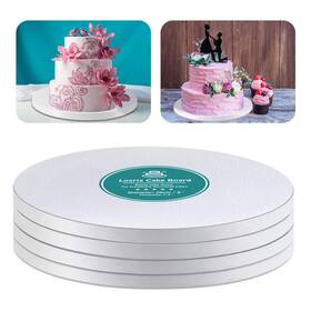 Losris-16 Losris 438081574136 White Cake Drums Round 16 Inch Boards With 1/2-inch Thick Smooth Edges F Losris-16 Losris 438081574136 White Cake Drums Round 16 Inch Boards With 1/2-inch Thick Smooth Edges F