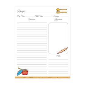 Lubudingjoy 650971708315 Recipe Cards Full-page Premium Double-sided For Wedding Bridal S