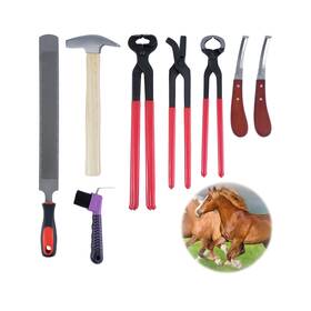 Lukar 975389210187 8pcs Farrier Tools Kit Horse Hoof Trimmers Includes Ho... Fast Ship